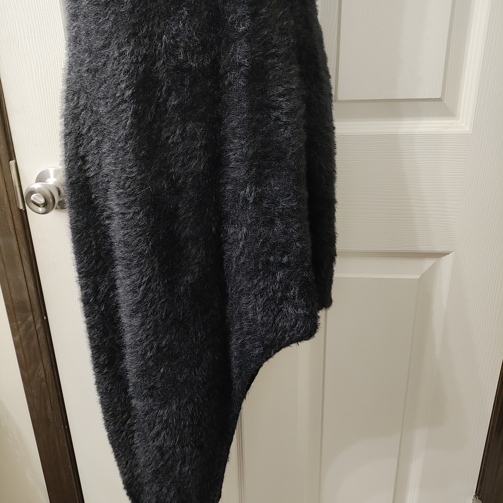 Bardot Gray Asymmetrical Midi Skirt for Work